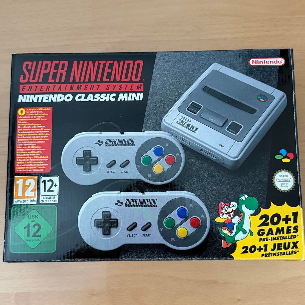 Officiële Nintendo SNES Classic Mini, Spelcomputers en Games, Spelcomputers | Nintendo Super NES, Ophalen of Verzenden, Zo goed als nieuw