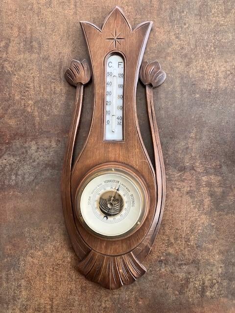 Antieke barometer, Ophalen of Verzenden, Gebruikt, Barometer