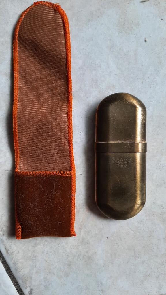 Vintage aansteker Brass no 5..zie foto,s, Ophalen, Gebruikt, Overige typen