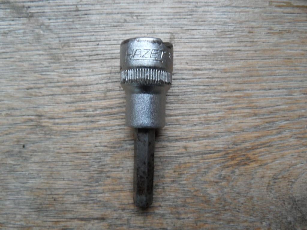 Hazet 8801 lange inbus dop maat 6 aandrijving 3/8, Ophalen of Verzenden, Gebruikt