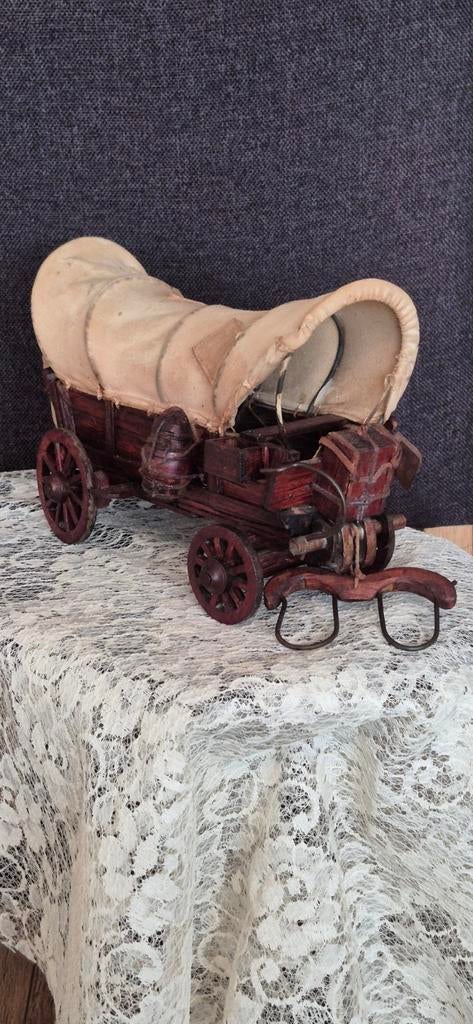 Houten huifkar model, Ophalen of Verzenden