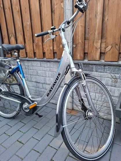 BATAVUS EASY DELUXE-X 50 ZIL/BLUE🙋‍♀️DAMES💇‍♂️HERENFIETS, Ophalen, Batavus, Versnellingen, Zo goed als nieuw