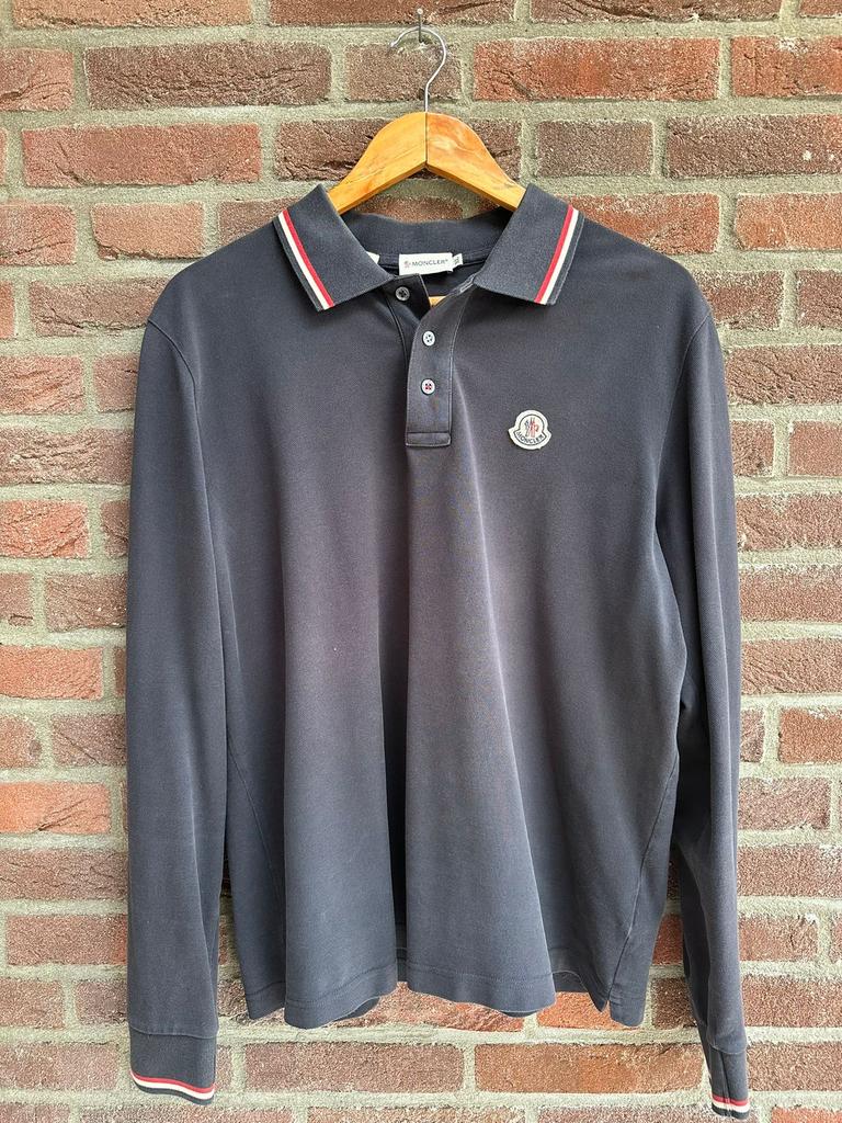 Originele moncler t shirt lange mouwen maat xl, Ophalen of Verzenden, Zo goed als nieuw, Maat 56/58 (XL)
