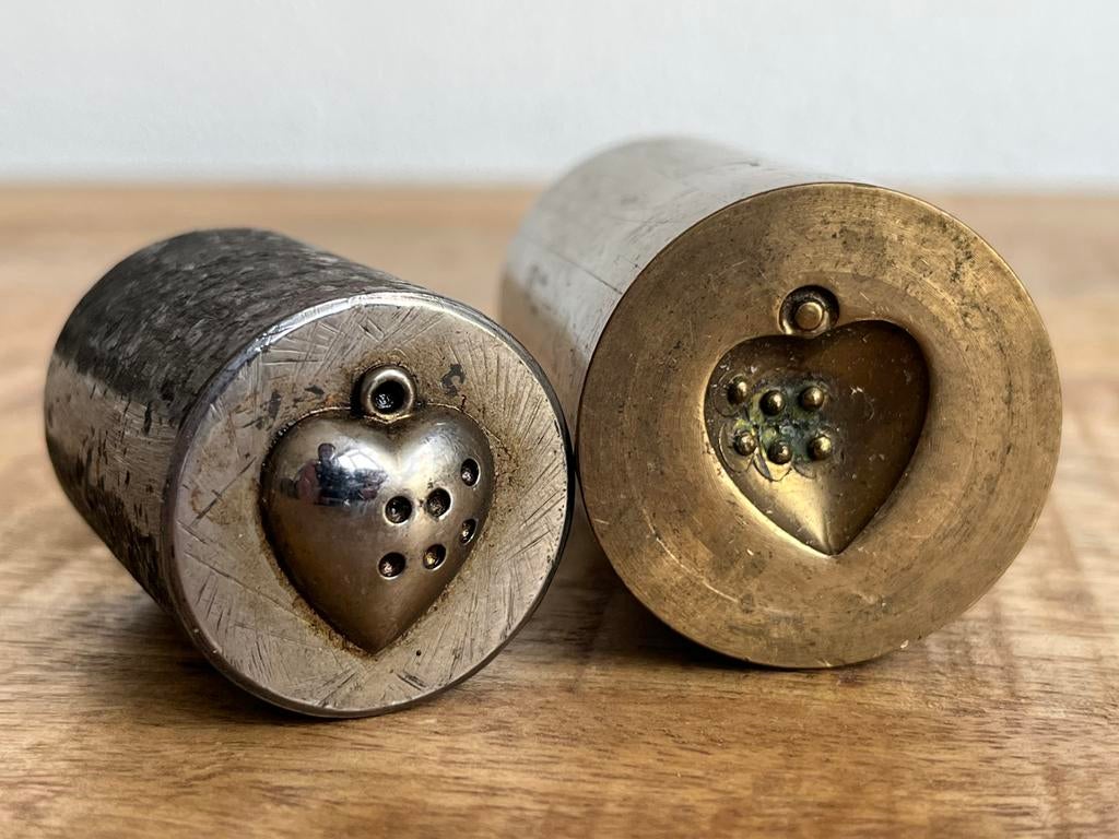 Oude hart sieraad zanger stempel (goudsmid edelsmid), Antiek en Kunst, Ophalen of Verzenden