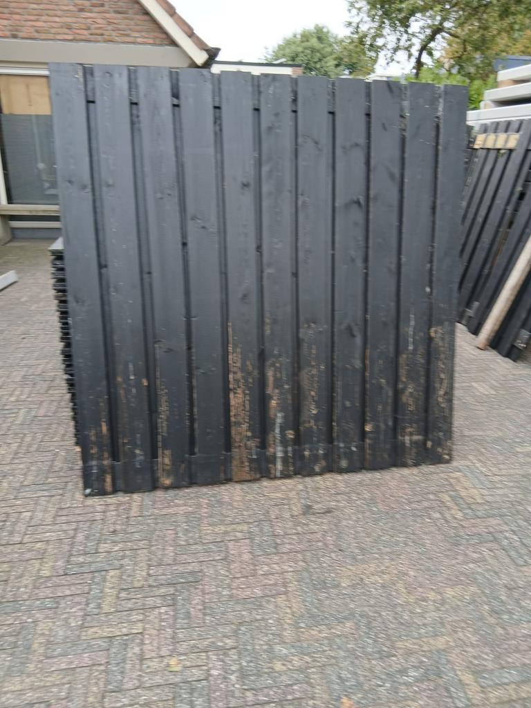 Zwarte tuinschermen 1.80 m x 1.80 m, Tuin en Terras, Ophalen, 1 tot 2 meter, Minder dan 3 meter, Nieuw