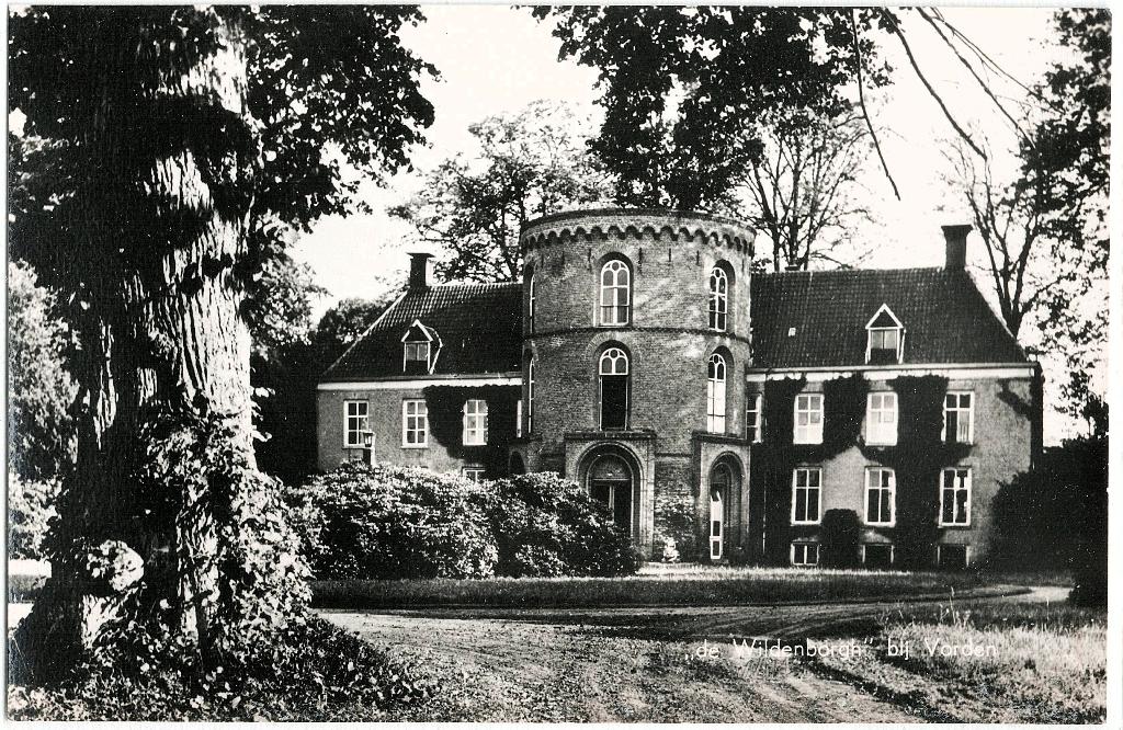 Vorden (gld), de wildenborgh, ongelopen, richtprijs 2,50, Verzenden, 1940 tot 1960, Ongelopen, Gelderland