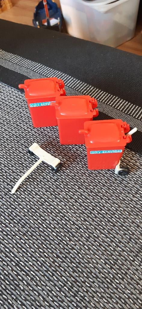 Vuilnisbakken Playmobil, Verzenden, Gebruikt, Los playmobil