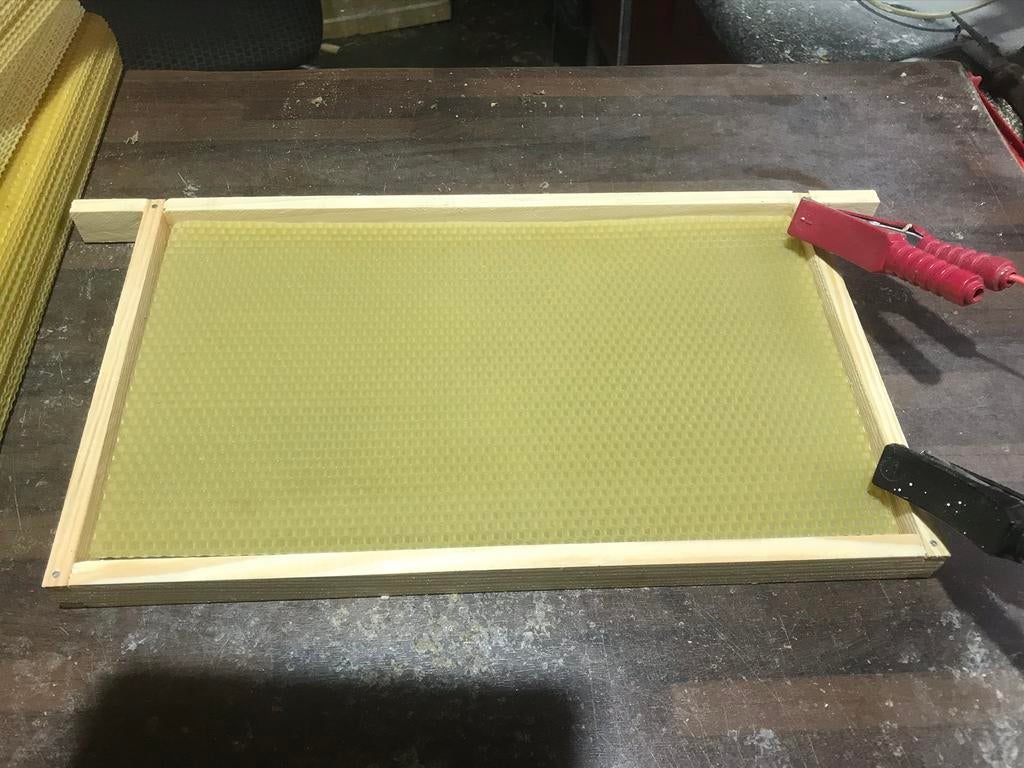 Nieuwe ramen voor bijenkasten, Bijen