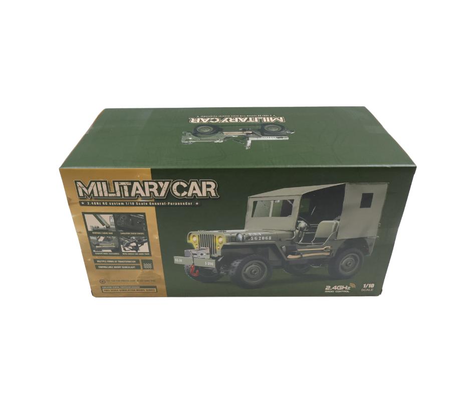 E-ZEE RC 1/10 4WD RC WILLYS JEEP w/LED LIGHTS EZ-G2068, Elektro, Nieuw, Ophalen of Verzenden, Schaal 1:10