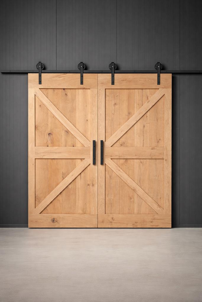 Barnwood deur | Massief Eiken | Loftdeur | Boerderijdeur, Ophalen, Loswal 12, Binnendeur, Nieuw