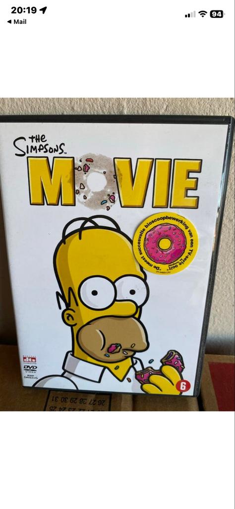 The Simpsons Movie DVD, Vanaf 6 jaar, Ophalen of Verzenden, Gebruikt, Amerikaans