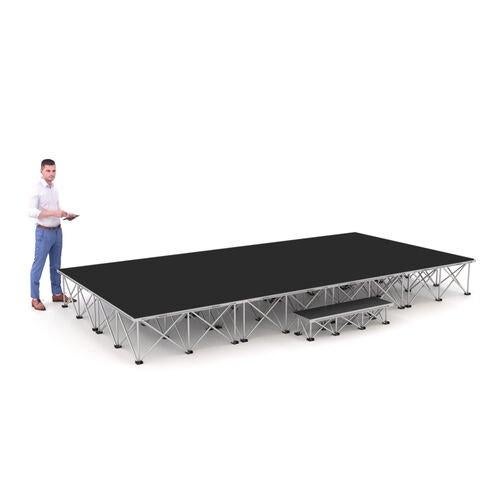 Podiumset 4 x 2 m | 40cm hoog | Lichtgewicht huren, Hobby en Vrije tijd, Feestartikelen | Verhuur, Ophalen of Verzenden, Overige