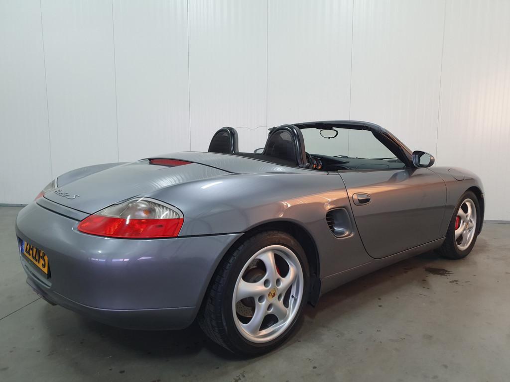 Porsche Boxster S 3.2 LEDER/AIRCO/CRUISE/STOELVERW, Automaat, Achterwielaandrijving, Gebruikt, Zwart