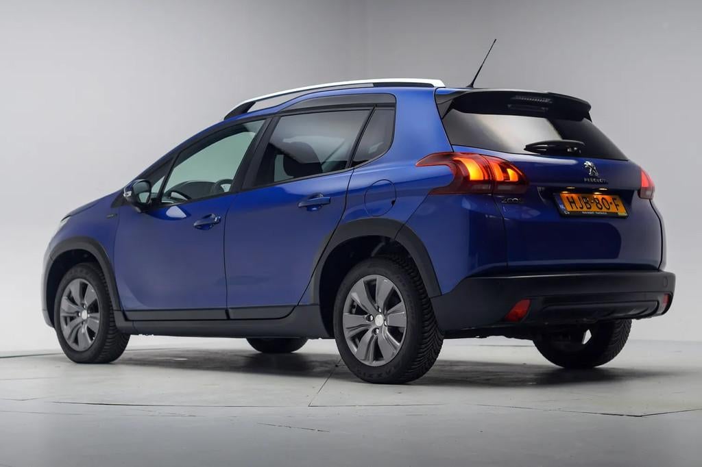 Peugeot 2008 1.2 PureTech Signature Aut. [ Navi Climate Park, 1199 cc, 1165 kg, Blauw, Bedrijf