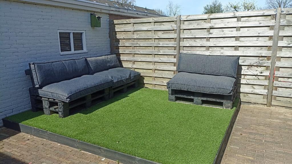 3 sets palletkussens Karwei, Tuin en Terras, Tuinmeubel-accessoires, Ophalen
