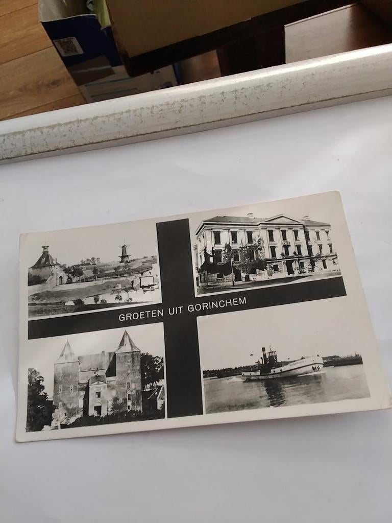 GROETEN UIT  GORINCHEM. 1951, Verzamelen, Ansichtkaarten | Nederland, Ophalen of Verzenden, 1940 tot 1960, Zuid-Holland