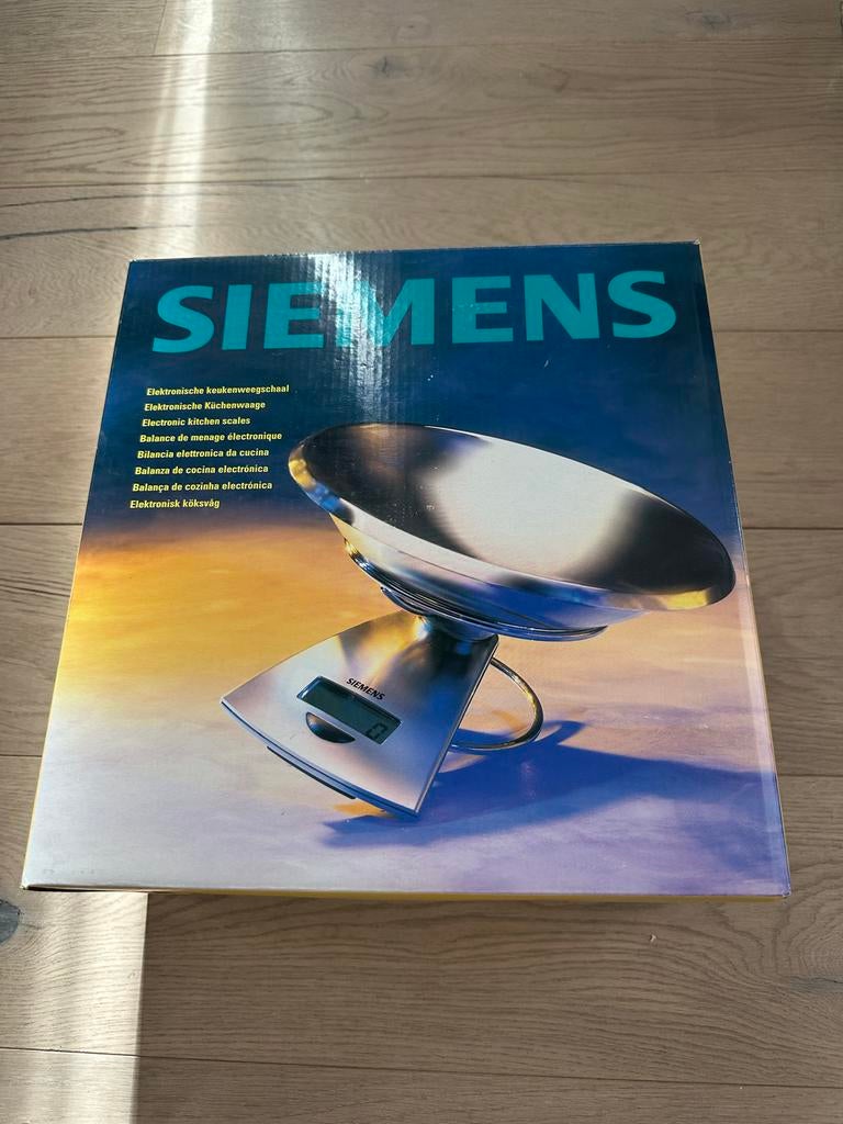 Siemens elektronische keukenweegschaal, Minder dan 10 kg, Keukenweegschaal, 1 tot 500 gram, Nieuw