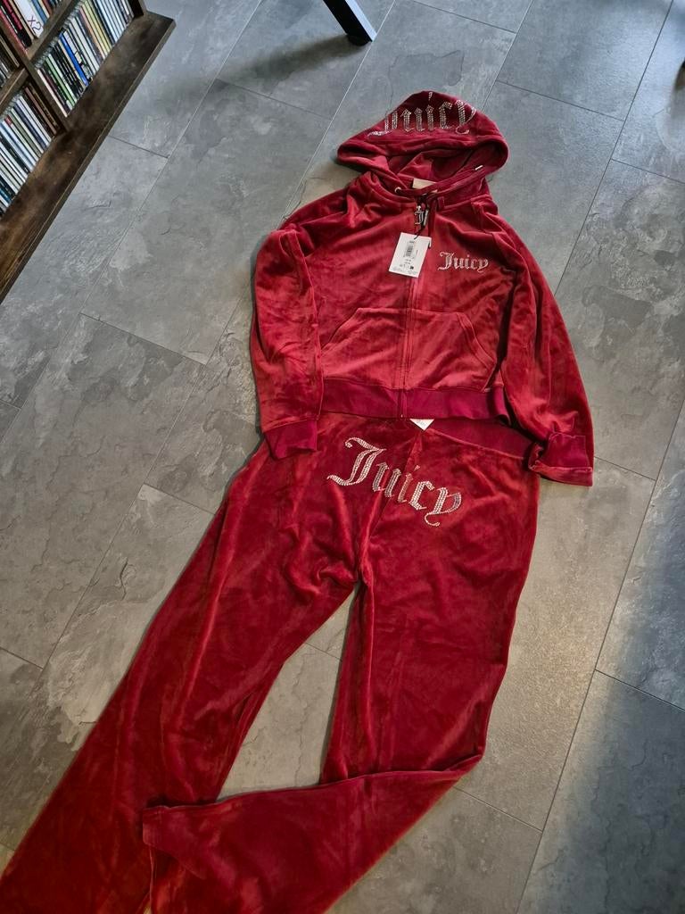 Nieuw Juicy Couture trainingspak XL - Rood velours, Kleding | Dames, Ophalen of Verzenden, Nieuw, Maat 46/48 (XL) of groter