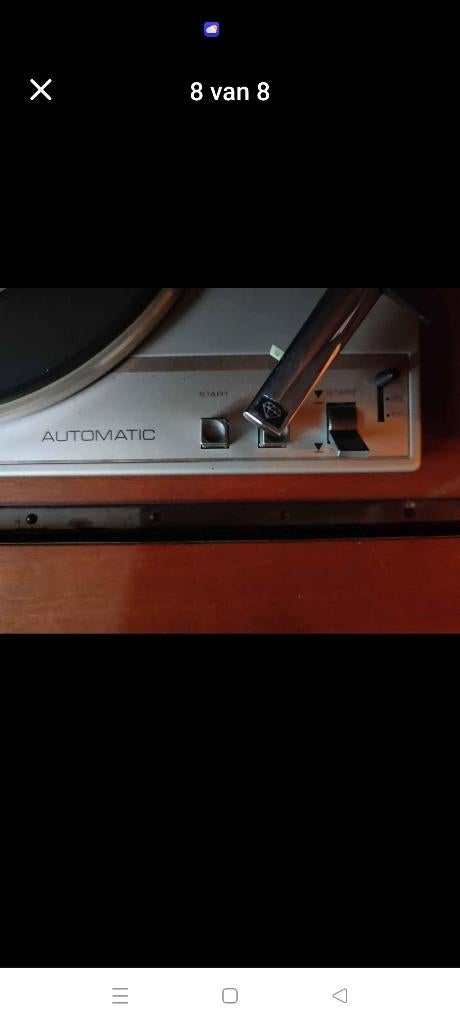 Vintage Philips radio & platenspeler meubel - jaren 60-, Ophalen