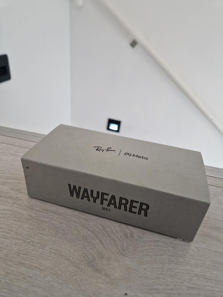 Ray-Ban Wayfarer Meta bril - Gen 2 - Grey Transition- Nieuw, Zwart, Nieuw, Ophalen of Verzenden, Ray-Ban