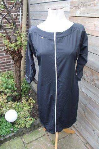 Jurk zwart Zip73 mt M travelstof Vaste prijs AANBIEDING, Maat 38/40 (M), Zwart, Zip73, Ophalen of Verzenden