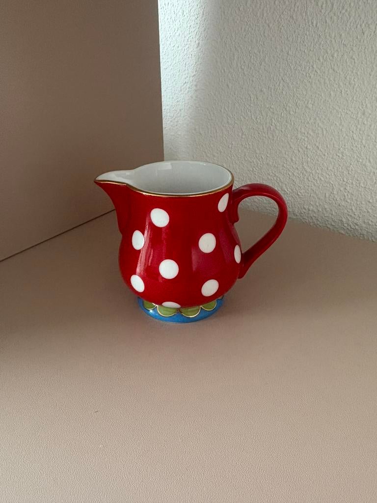 Douwe Egbert Oilily stippen melkkannetje, Ophalen of Verzenden