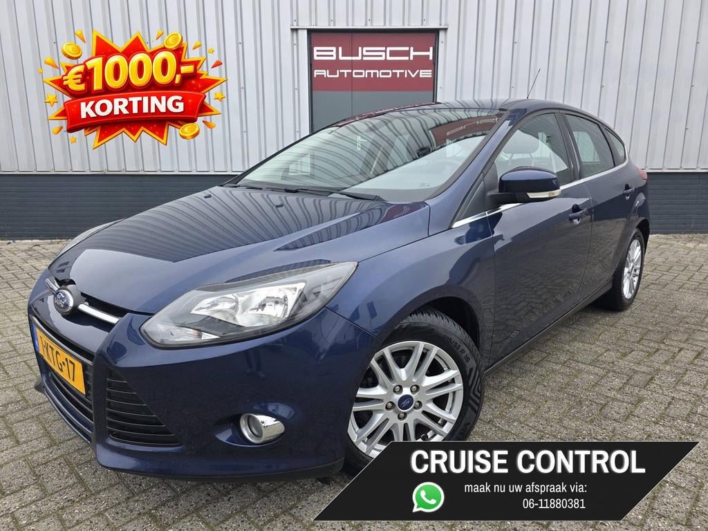 Ford Focus 1.0 EcoBoost 5 deurs Titanium | TREKHAAK | ISOFIX, Auto's, Euro 5, Gebruikt, Origineel Nederlands, Handgeschakeld