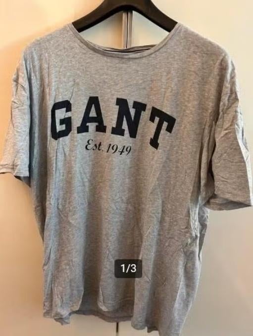 Grijze GANT T-shirt (NIEUW) 3XL, Kleding | Heren, GANT, Nieuw, Overige maten, Ophalen of Verzenden