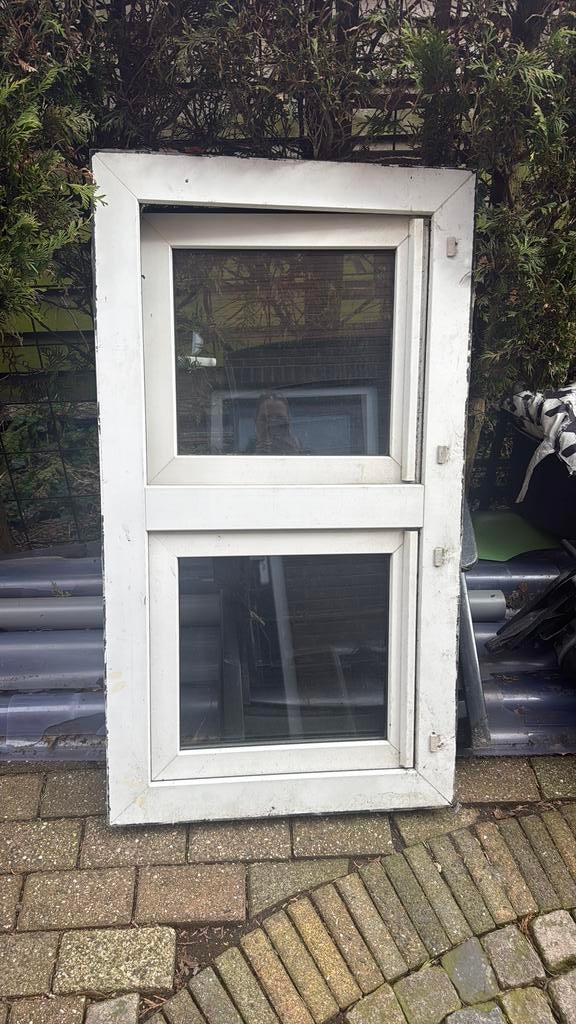 Kunstof kozijn, 75 tot 150 cm, Kunststof, Gebruikt, Raamkozijn