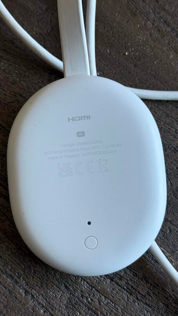 Chromecast 4k, Ophalen of Verzenden, Zo goed als nieuw, HDMI, Zonder harde schijf