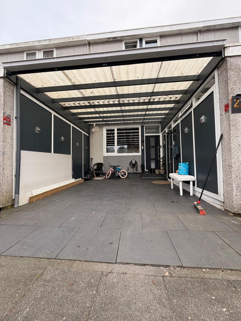 Overkapping Carport Veranda 5x4 Meter met regengoot, Ophalen of Verzenden, Zo goed als nieuw, Veranda