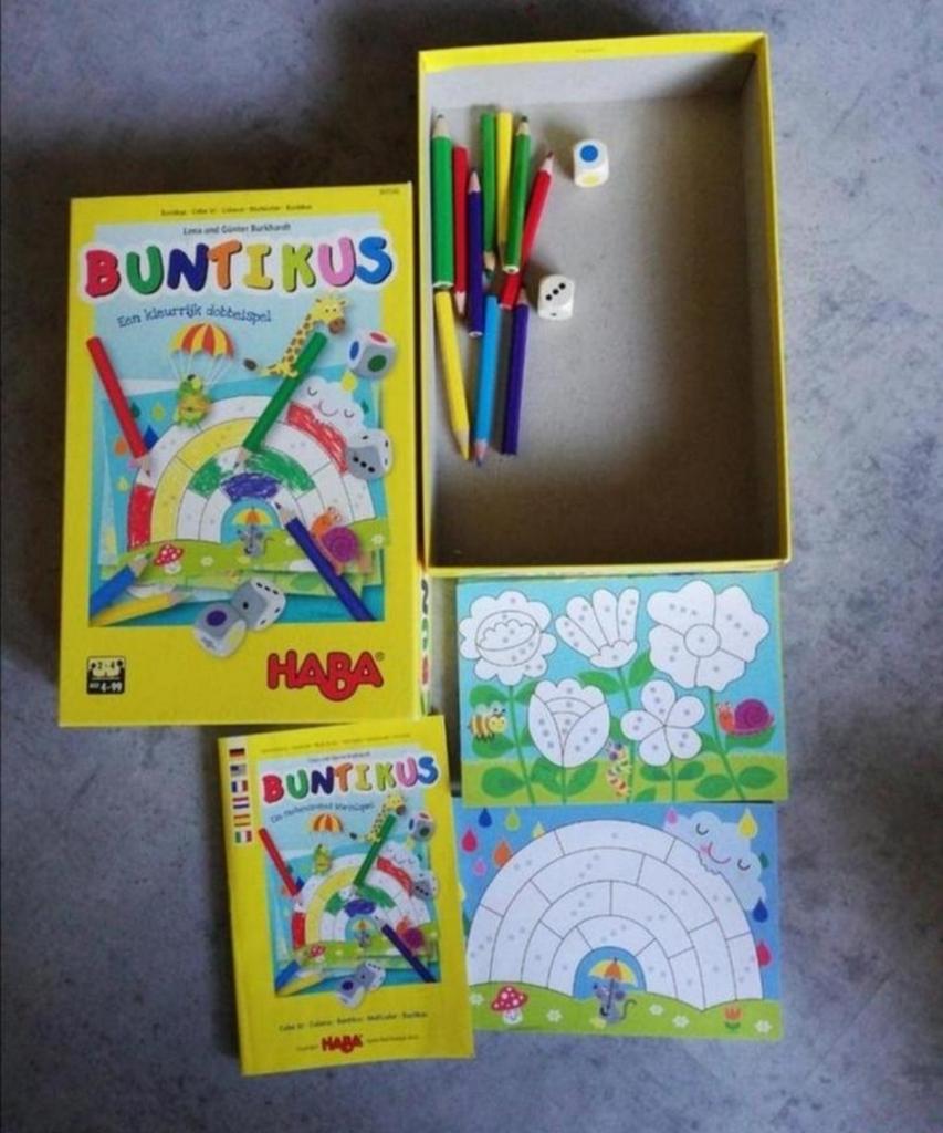 Buntikus, haba kleur spel, Een of twee spelers, Ophalen of Verzenden, Zo goed als nieuw