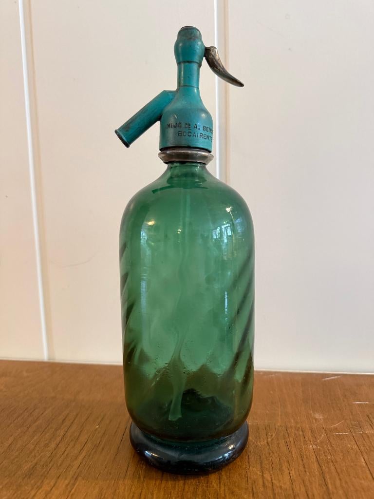 Antieken Bocairente groene spuitfles VERZENDEN MOGELIJK!, Ophalen