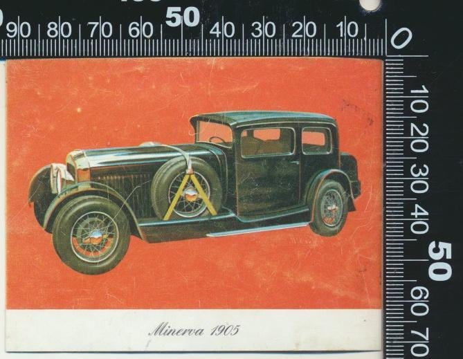 Sticker: Minerva 1905, Verzamelen, Ophalen of Verzenden, Zo goed als nieuw, Auto of Motor