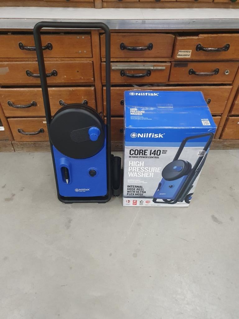 Nilfisk Core 140 Hogedrukreiniger - Nieuw in doos, Nilfisk A/S, Kornmarksvej 1, 2605 Brøndby, Denemarken, Nieuw, Ophalen of Verzenden