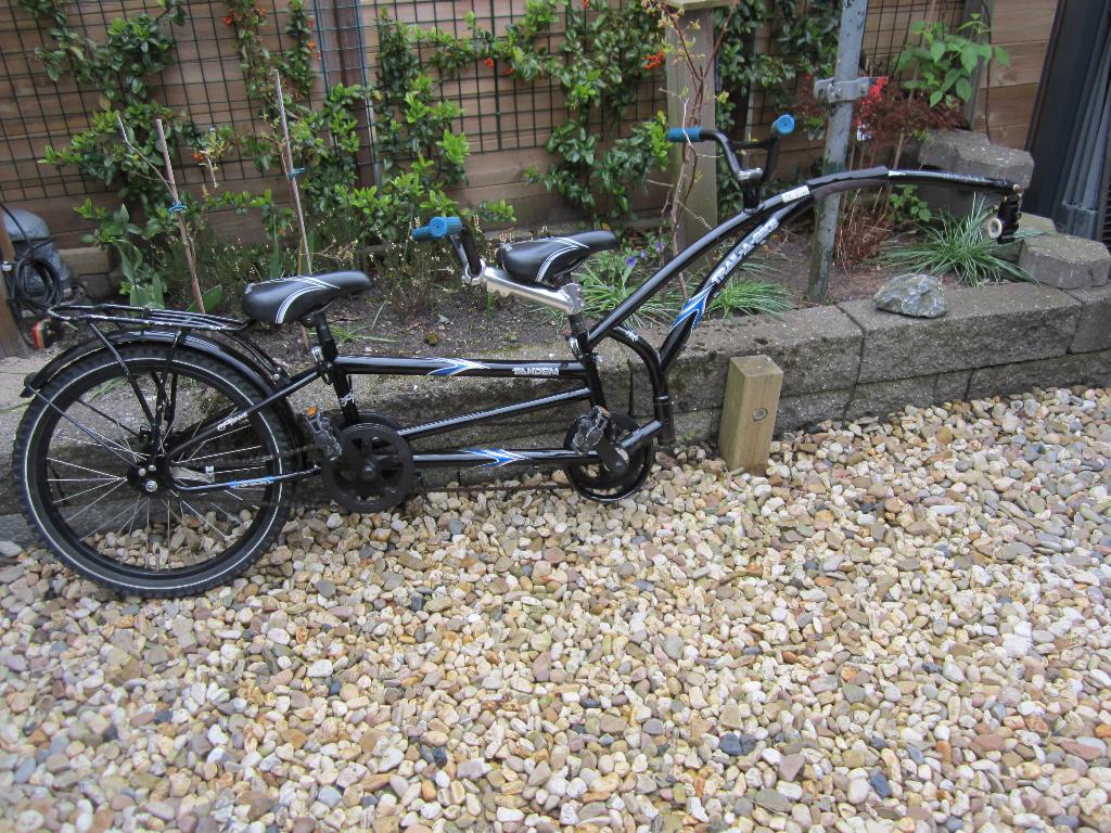 Adams aanhangfiets / tandemfiets LET OP FIETS IS AANGEPAST, Ophalen, Gebruikt, Opvouwbaar, Adams