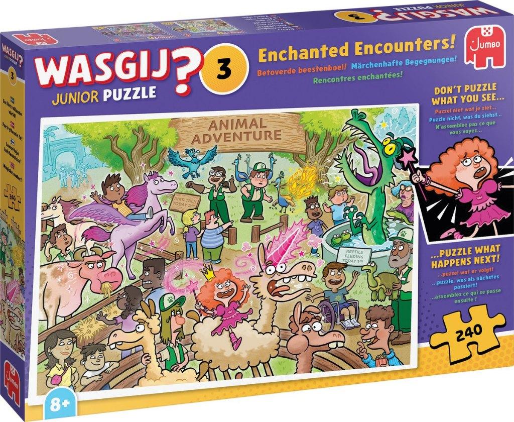 Wasgij Junior 3 - Betoverde beestenboel!, Ophalen of Verzenden, Minder dan 500 stukjes, Nieuw, Legpuzzel