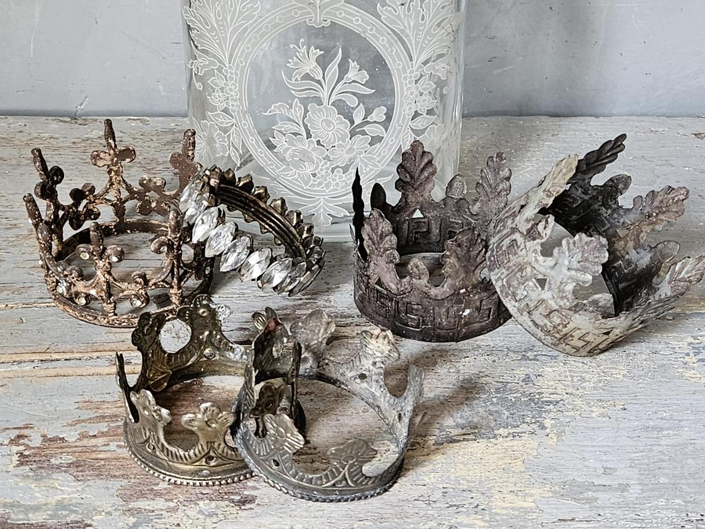 Set brocante kroontjes, Ophalen of Verzenden
