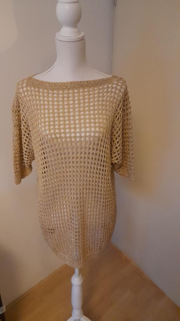 Leuke goud kleurige top maat M/L Nieuw!, Kleding | Dames, Maat 38/40 (M), Overige kleuren, Nieuw, Ophalen of Verzenden