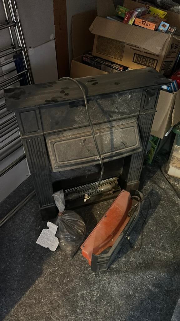 Elektrische sfeerhaard, Huis en Inrichting, Haarden, Ophalen, Zo goed als nieuw, Vrijstaande haard, Elektrische haard