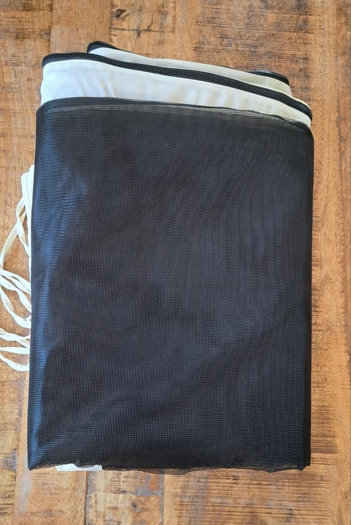 Muggennet/Gaas voor Tuinpaviljoen - 4 panelen met ritsen, Ophalen of Verzenden, Nieuw, Paviljoen