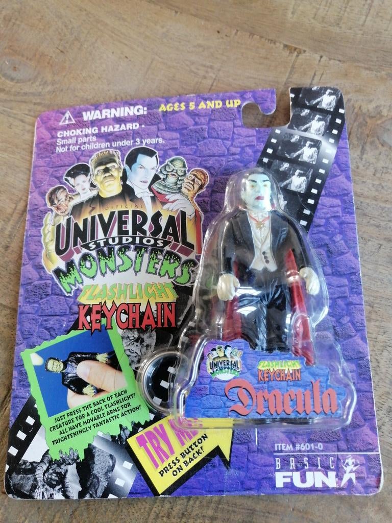 Universal Studios Monsters Dracula Flashlight Sleutelhanger, Ophalen of Verzenden, Nieuw
