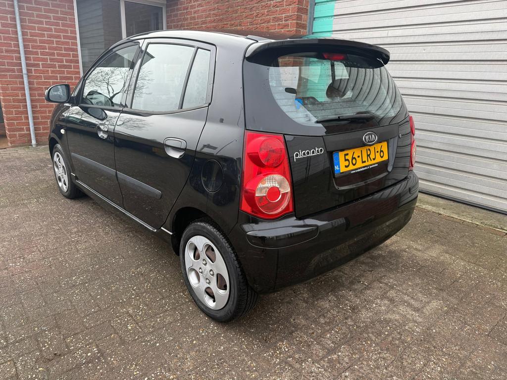 Kia Picanto 1.0 Seven 5-Drs Airco Bj:2010 NAP!, 4 cilinders, 400 kg, Zwart, Origineel Nederlands