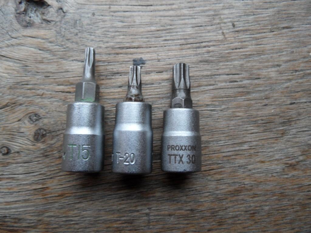doppen 1/4 torx T15 T20 Proxxon ITX 30, Ophalen of Verzenden, Zo goed als nieuw