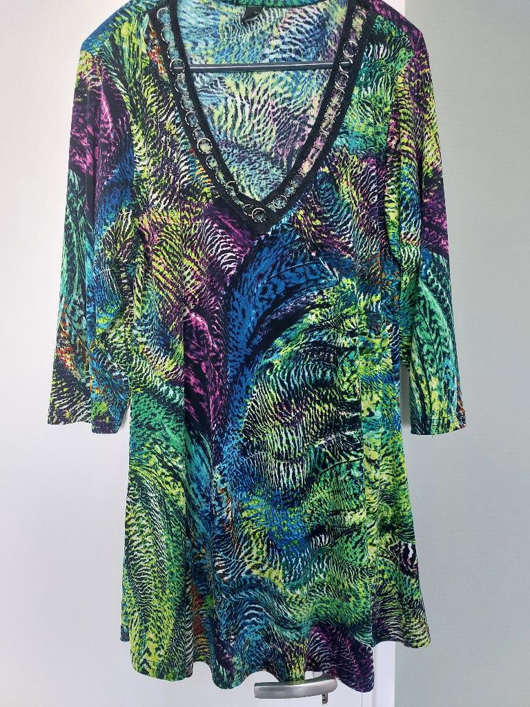 Tuniek yoek, Ophalen of Verzenden, Zo goed als nieuw, Zwart, Blouse of Tuniek