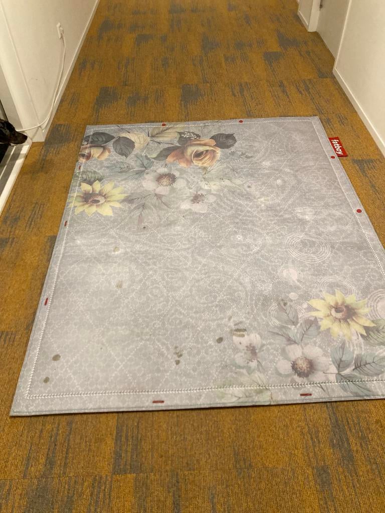 Leuke Fatboy mat zgan, Ophalen, Zo goed als nieuw, Rechthoekig, 100 tot 150 cm