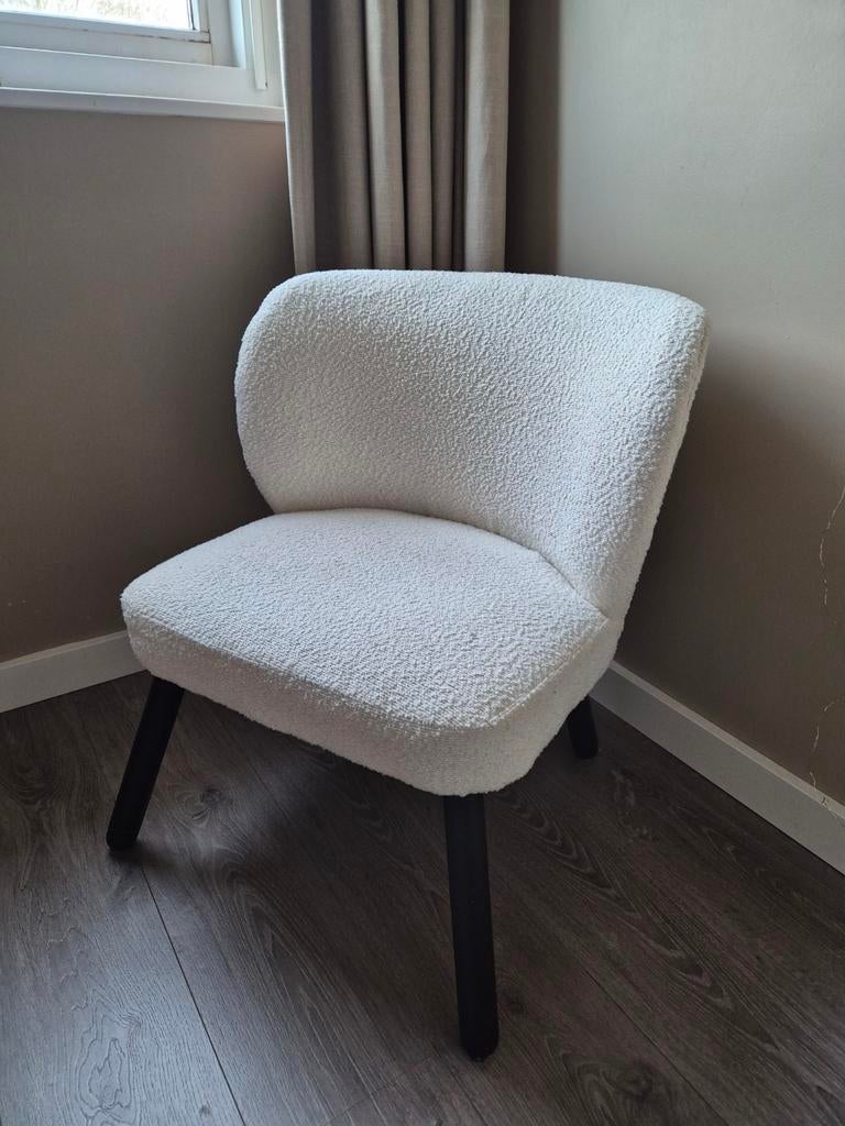 Teddy fauteuil - Troyes - wit, Ophalen, Minder dan 75 cm, 50 tot 75 cm