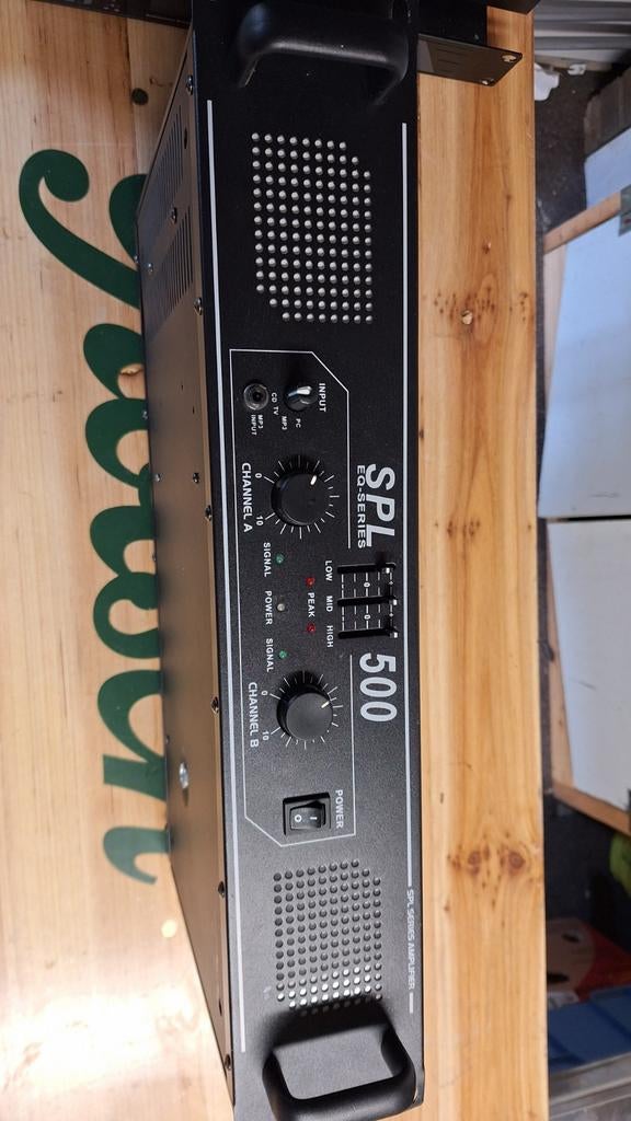 SPL EQ-SERIES 500 versterker, Ophalen, 120 watt of meer, Overige merken