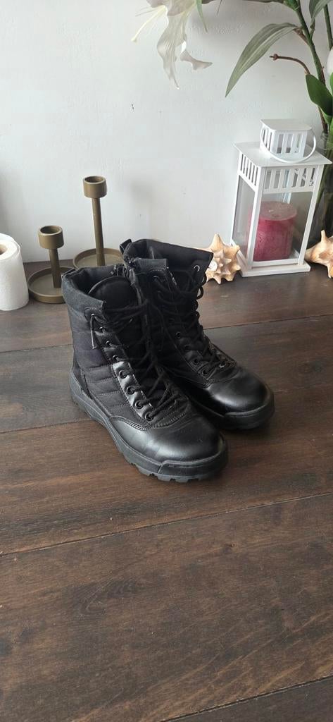Zwarte Combat SWAT Werkschoenen Maat 42, Kleding | Heren, Schoenen, Ophalen of Verzenden