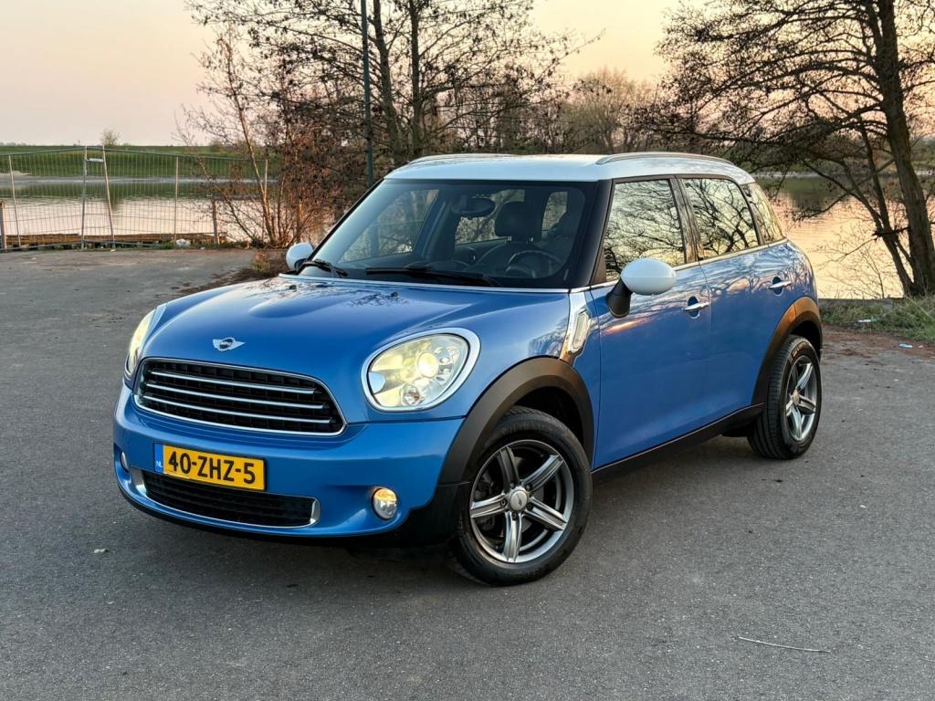 MINI Countryman 1.6 Cooper Chili NW APK LEDER STOELVERW ORG, Euro 5, Gebruikt, Zwart, Leder